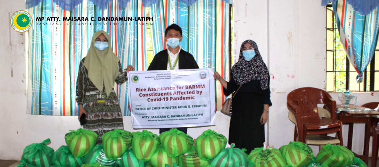 RICE ASSISTANCE FOR BARMM CONSTITUENTS AFFECTED BY COVID-19 PANDEMIC (BUTIG, LDS)