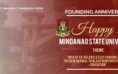 Message for the 59th Mindanao State University Foundation Day