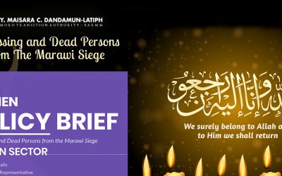 Policy Brief No. 14 “The Missing and Dead Persons from the Marawi Siege”