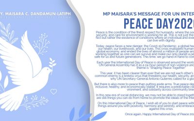 MP Maisara’s Message for UN International Day of Peace 2020