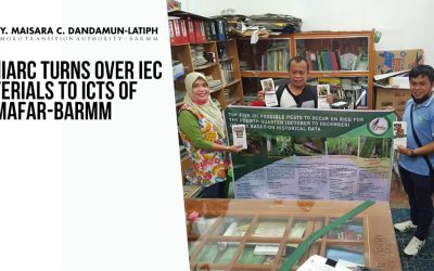 BARMMIARC TURNS OVER IEC MATERIALS TO ICTS OF MAFAR-BARMM