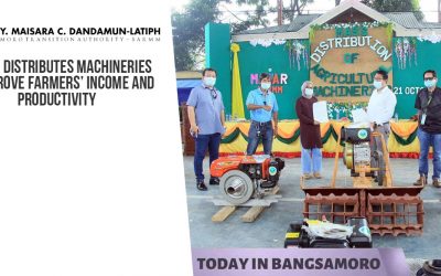 MAFAR distributes machineries to improve farmers’ income and productivity