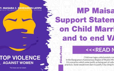 MP Maisara’s Support Statement on Child Marriage and to end VAWC