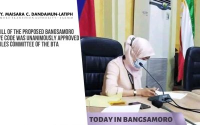 The draft bill of the proposed Bangsamoro Administrative Code