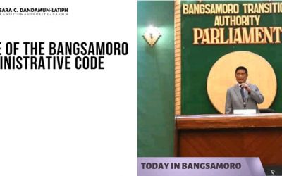 Passage of the Bangsamoro Administrative Code