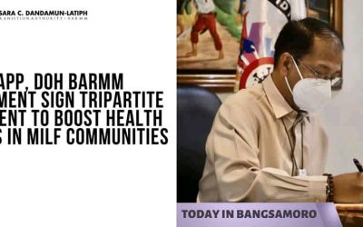 OPAPP, DOH BARMM gov’t sign tripartite agreement to boost health services in MILF communities