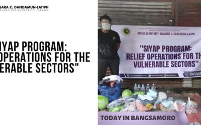 SIYAP PROGRAM: Relief Operations for the Vulnerable Sectors