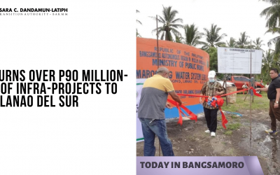 BARMM turns over P90M-worth of infra-projects to LDS