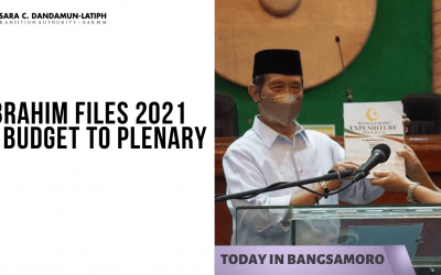 CM Ebrahim files 2021 BARMM budget to plenary