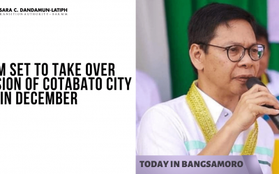 BARMM set to take over supervision of Cotabato City in December