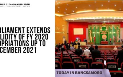 BTA Parliament extends the Validity of FY 2020 Appropriations up to December 2021