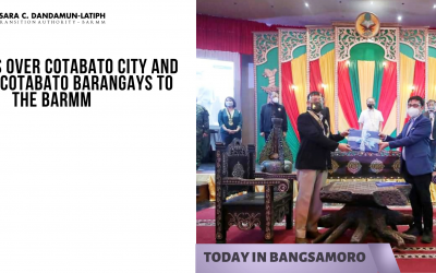 DILG turns over Cotabato City and 63 North Cotabato barangays to the BARMM