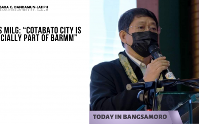 Año backs MILG: “Cotabato City is now officially part of BARMM”