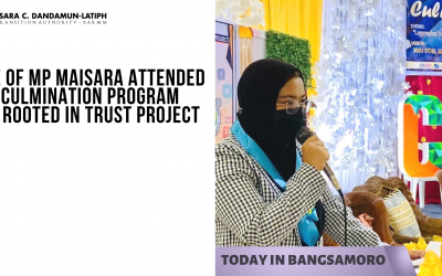 The office of MP Maisara attended on the Culmination Program entitled: Rooted in trust Project