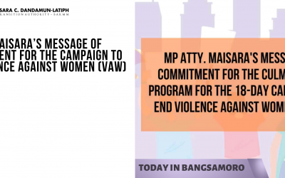 MP Maisara’s Message of Commitment for the Campaign to End Violence Against Women (VAW)