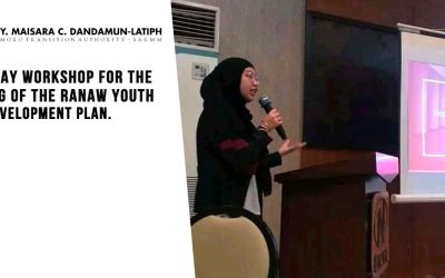 Three-day workshop for the updating of the Ranaw Youth Development Plan.