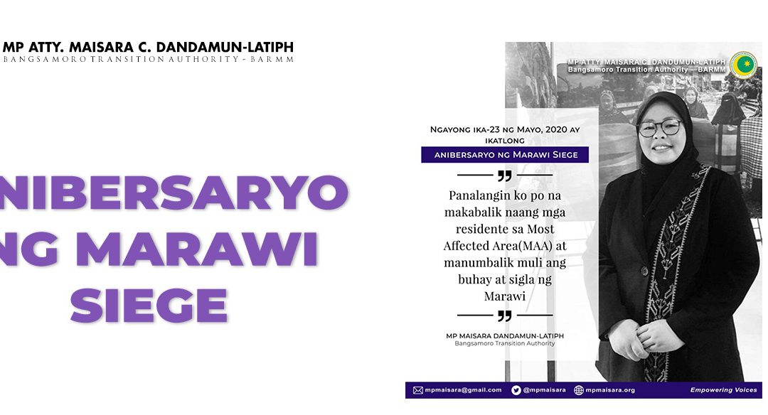 Remembering Marawi Siege on its 3rd Year