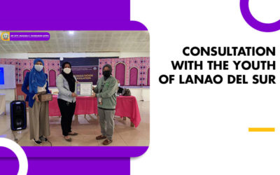 CONSULTATION WITH THE YOUTH OF LANAO DEL SUR