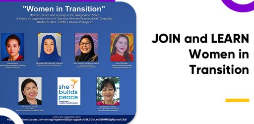 “Women in Transition” Women, Peace and Security in the Bangsamoro Series