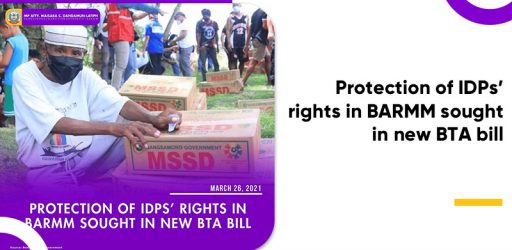 Protection of IDPs’ rights in BARMM sought in new BTA bill