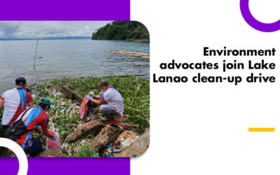 Environment advocates join Lake Lanao clean-up drive