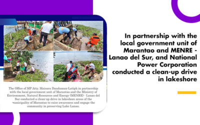 In partnership with the local office of Marantao and MENRE, and NPC conducted a clean-up drive in lakeshore