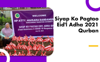 Siyap Ko Pagtao Eid’l Adha 2021 Qurban