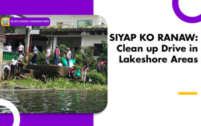 SIYAP KO RANAW: Clean up Drive in Lakeshore Areas