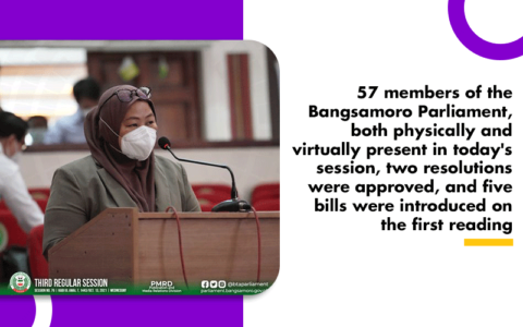 57 Members Of The Bangsamoro Parliament, Two Resolutions Were Approved ...