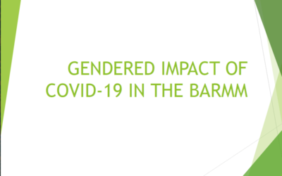 Gendered Impact of COVID-19 in the BARMM