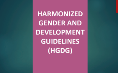 Harmonized Gender and Development Guidelines