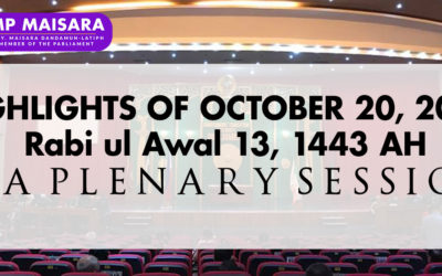 HIGHLIGHTS OF THE BTA PARLIAMENT SESSION NO. 78 ON OCTOBER 20, 2021 | Rabi ul Awal 13, 1443 AH