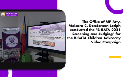 The “B-BATA 2021 Screening and Judging” for the B-BATA Children Advocacy Video Campaign