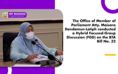 The Office of MP Latiph conducted a Hybrid Focused-Group Discussion (FGD) on the BTA Bill No. 32