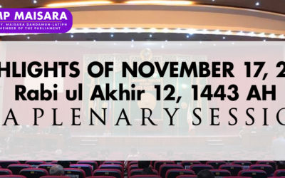 HIGHLIGHTS OF THE BTA PARLIAMENT SESSION NO. 81 ON NOVEMBER 17, 2021 | Rabi ul Akhir 12, 1443 AH