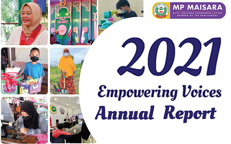 Empowering Voices Annual Report 2021 | MP Maisara Dandamun Latiph