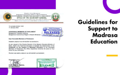 Guidelines for Support to Madrasa Education