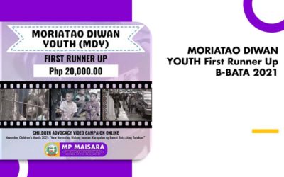 MORIATAO DIWAN YOUTH First Runner Up B-BATA 2021