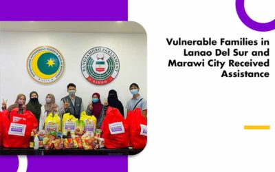 Vulnerable Families in Lanao Del Sur and Marawi City Received Assistance