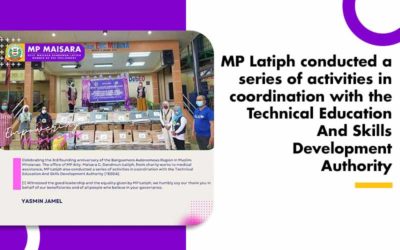 MP Latiph conducted a series of activities in coordination with the Technical Education And Skills Development Authority