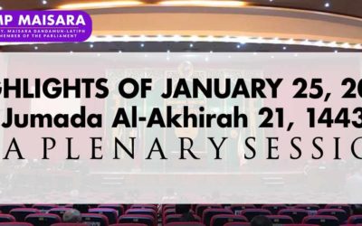 HIGHLIGHTS OF THE BTA PARLIAMENT SESSION NO. 86 ON JANUARY 25, 2022 | Jumada Al-Akhirah 21, 1443