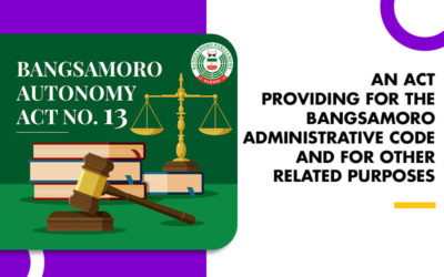 Bangsamoro Administrative Code BILL NO. 60