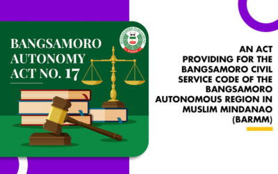 Bangsamoro Civil Service Code BILL NO. 59