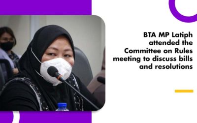 BTA MP Latiph attended the Committee on Rules meeting to discuss bills and resolutions