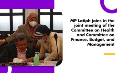 MP Latiph joins in the joint meeting of the Committee on Health and Committee on Finance, Budget, and Management