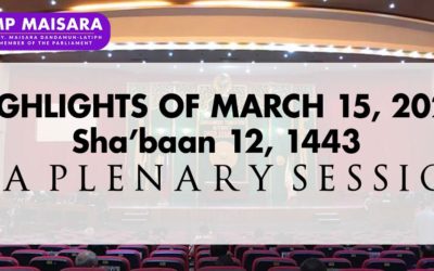 HIGHLIGHTS OF THE BTA PARLIAMENT SESSION NO. 94 ON MARCH 15, 2022 | Sha’baan 12, 1443