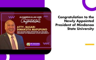 New President of Mindanao State University