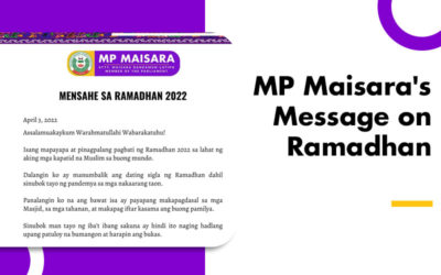 MP Maisara’s Message on Ramadhan