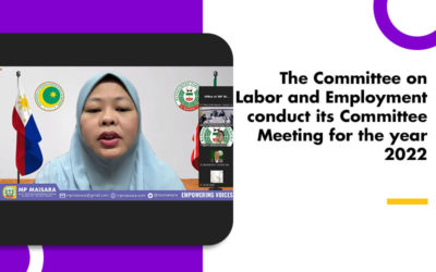 The Committee on Labor and Employment conduct its Committee Meeting for the year 2022