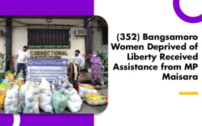 (352) Bangsamoro Women Deprived of Liberty Received Assistance from MP Maisara